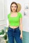 153951 Kare Yaka Kaskorse Crop Tshirt